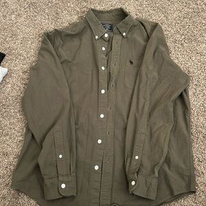Abercrombie and Fitch cotton casual dress shirt